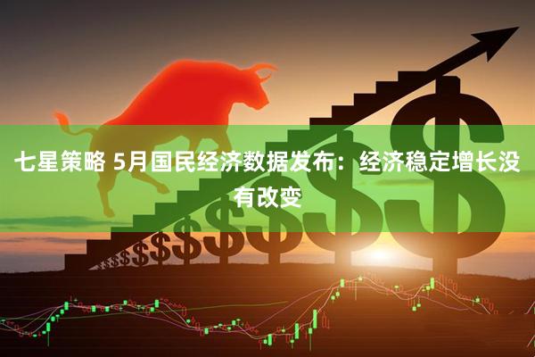 七星策略 5月国民经济数据发布：经济稳定增长没有改变