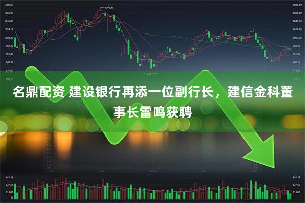 名鼎配资 建设银行再添一位副行长，建信金科董事长雷鸣获聘