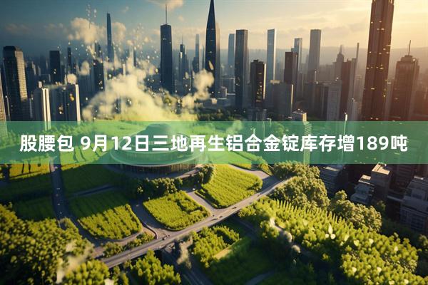 股腰包 9月12日三地再生铝合金锭库存增189吨