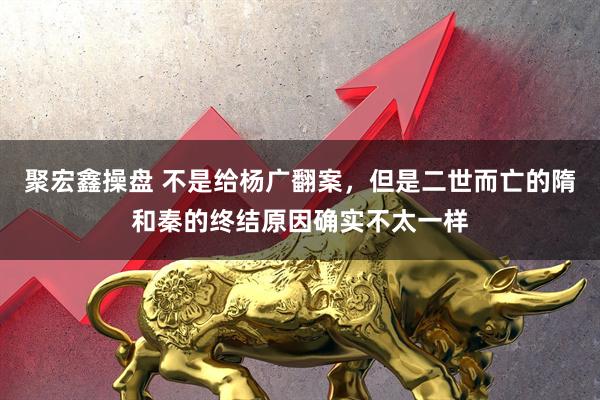 聚宏鑫操盘 不是给杨广翻案，但是二世而亡的隋和秦的终结原因确实不太一样